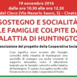 Scopri di più sull'articolo TEATRO E APPROFONDIMENTO SULL'HUNTINGTON A LECCO