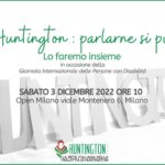 Scopri di più sull'articolo 3 dicembre – Huntington: parlarne si può. Lo faremo insieme